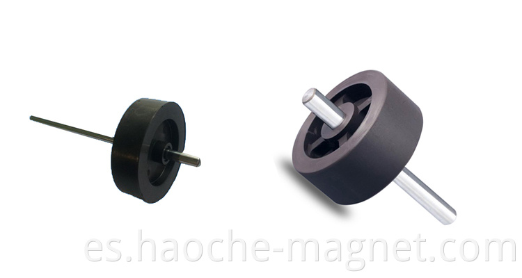 Accesorios de auto piezas de moldeo de inyección de inyección precio al por mayor rotor magnet ferrite